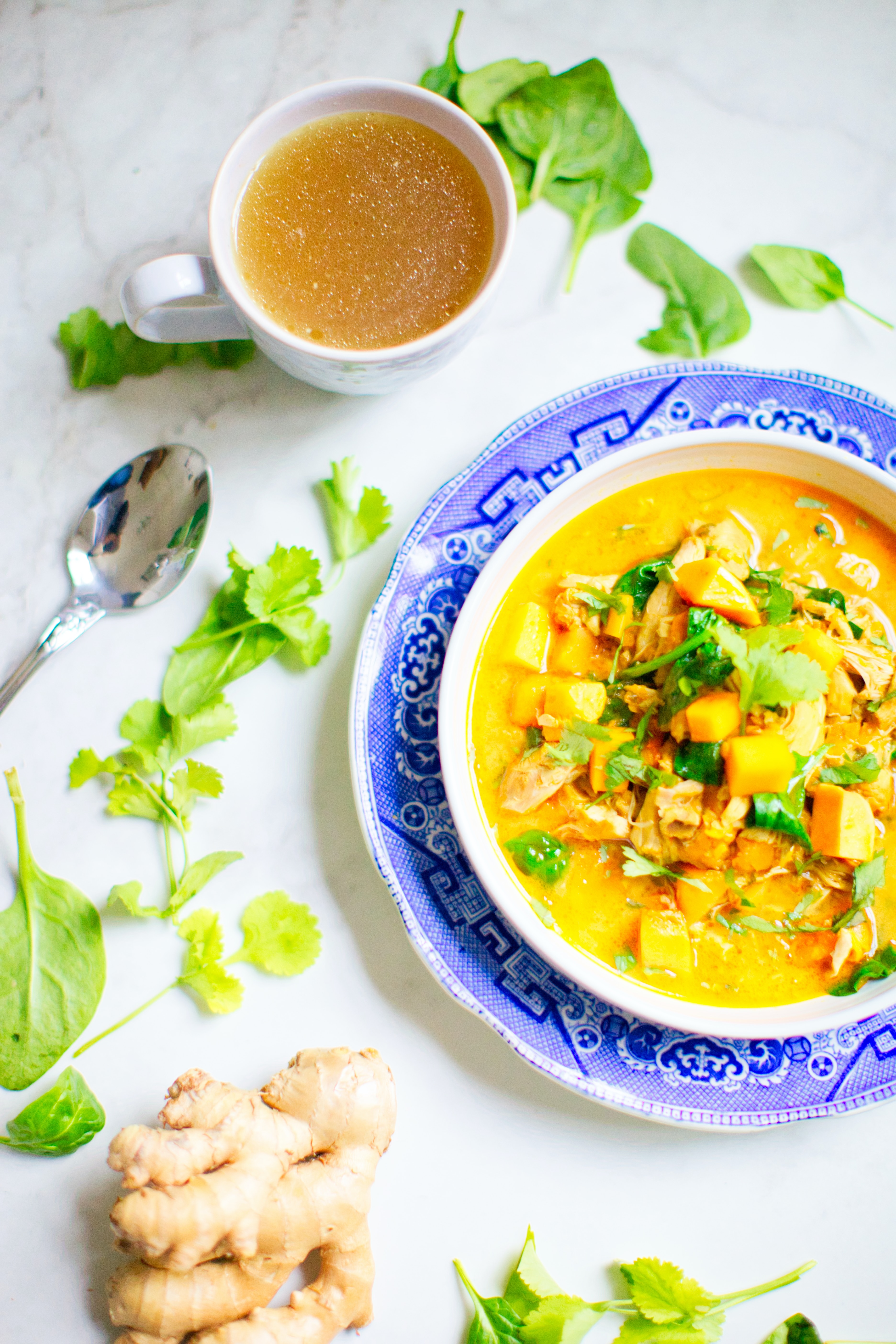 Chicken and squash curry